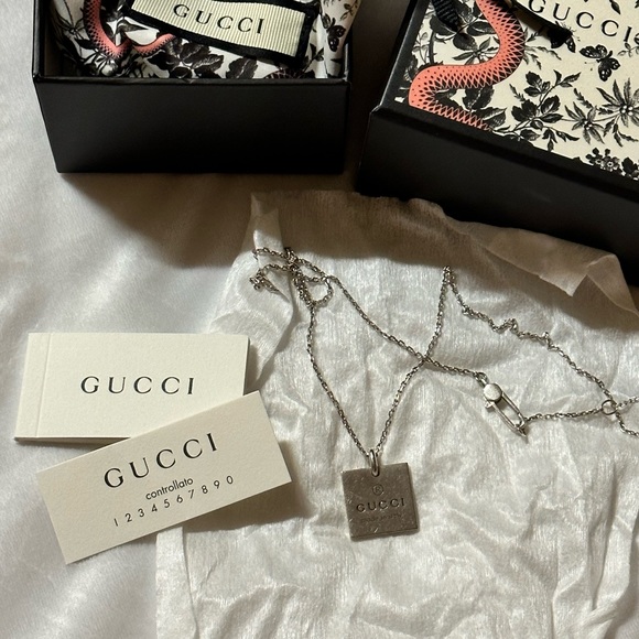 Gucci silver necklace authentic - Picture 2 of 8